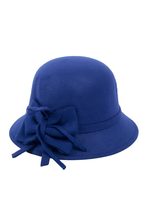 Cloche Hats for Women Female Autumn Winter Fashion Casual Hat Dome British Top Hats