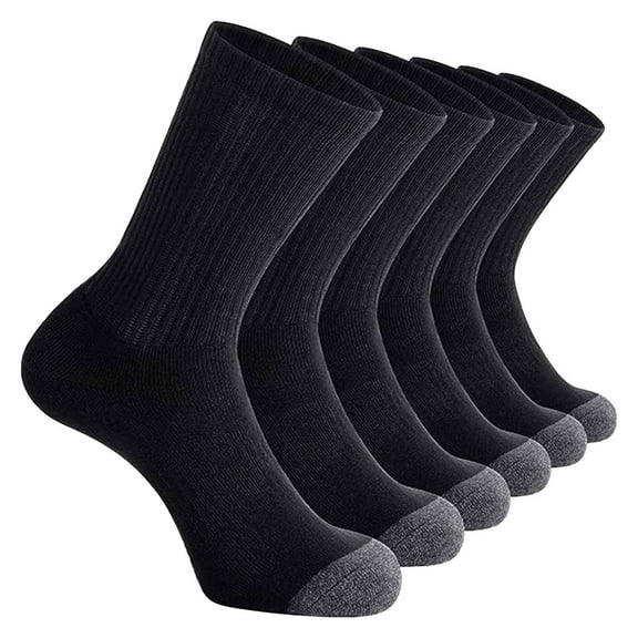 ZHENHONG Crew Socks for Women Men's Basketball Socks Solid Color Short Socks 5PC