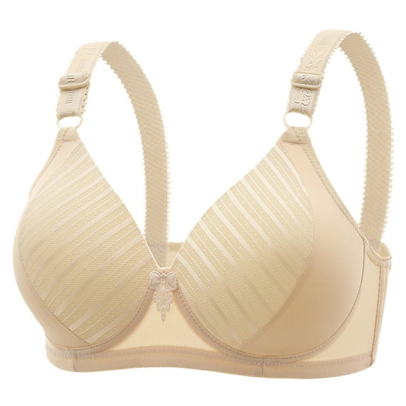 ZHENHONG High Support Bras for Women Adjustable Strap Full Coverage Up Bras Comfortable No Underwire Wireless Bras Wireless Bras for Women
