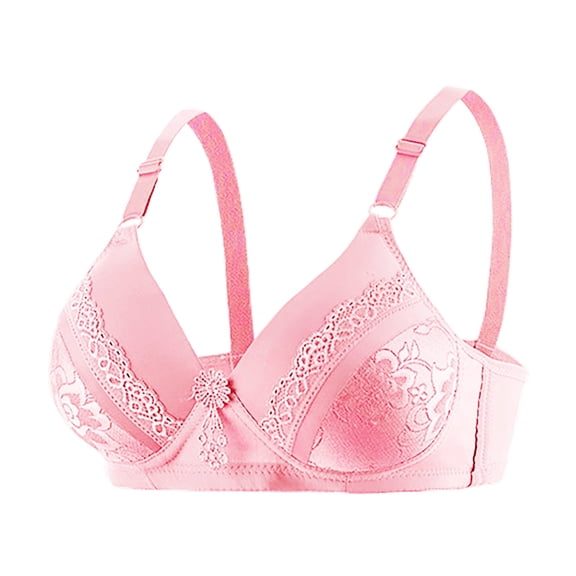 ZHENHONG High Support Bras for Women Adjustable Strap Full Coverage Up Bras Comfortable No Underwire Wireless Bras Wireless Bras for Women