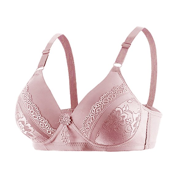 ZHENHONG High Support Bras for Women Adjustable Strap Full Coverage Up Bras Comfortable No Underwire Wireless Bras Wireless Bras for Women