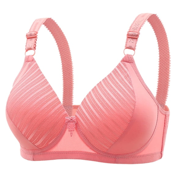 ZHENHONG High Support Bras for Women Adjustable Strap Full Coverage Up Bras Comfortable No Underwire Wireless Bras Wireless Bras for Women