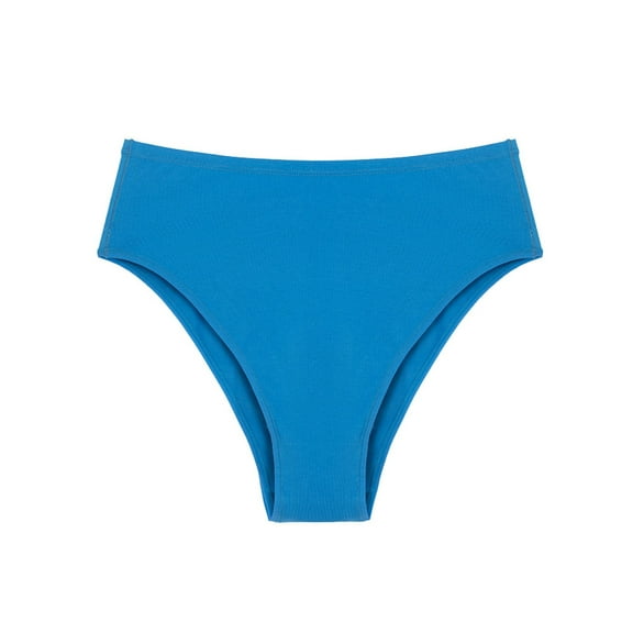 ZHENHONG High Waist Panties for Women Large Size Panties Female Cotton Half Hip High Waist Solid Color High Open Sexy Ladies Triangle