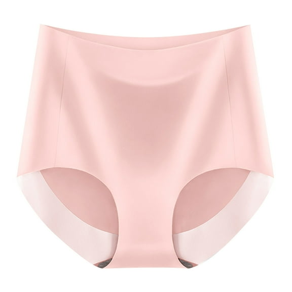 ZHENHONG High Waist Shapewear Panties for Women Breathable Wicking Microfiber Briefs High Waist Ice Silk Seamless Panties for