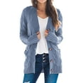 thumbnail image 1 of ZHENHONG Long Cardigans for Women, European And American Popular Women's Wish Midi Sweater New Cardigan Hooded JacketCrew Cardigans Womens, 1 of 6