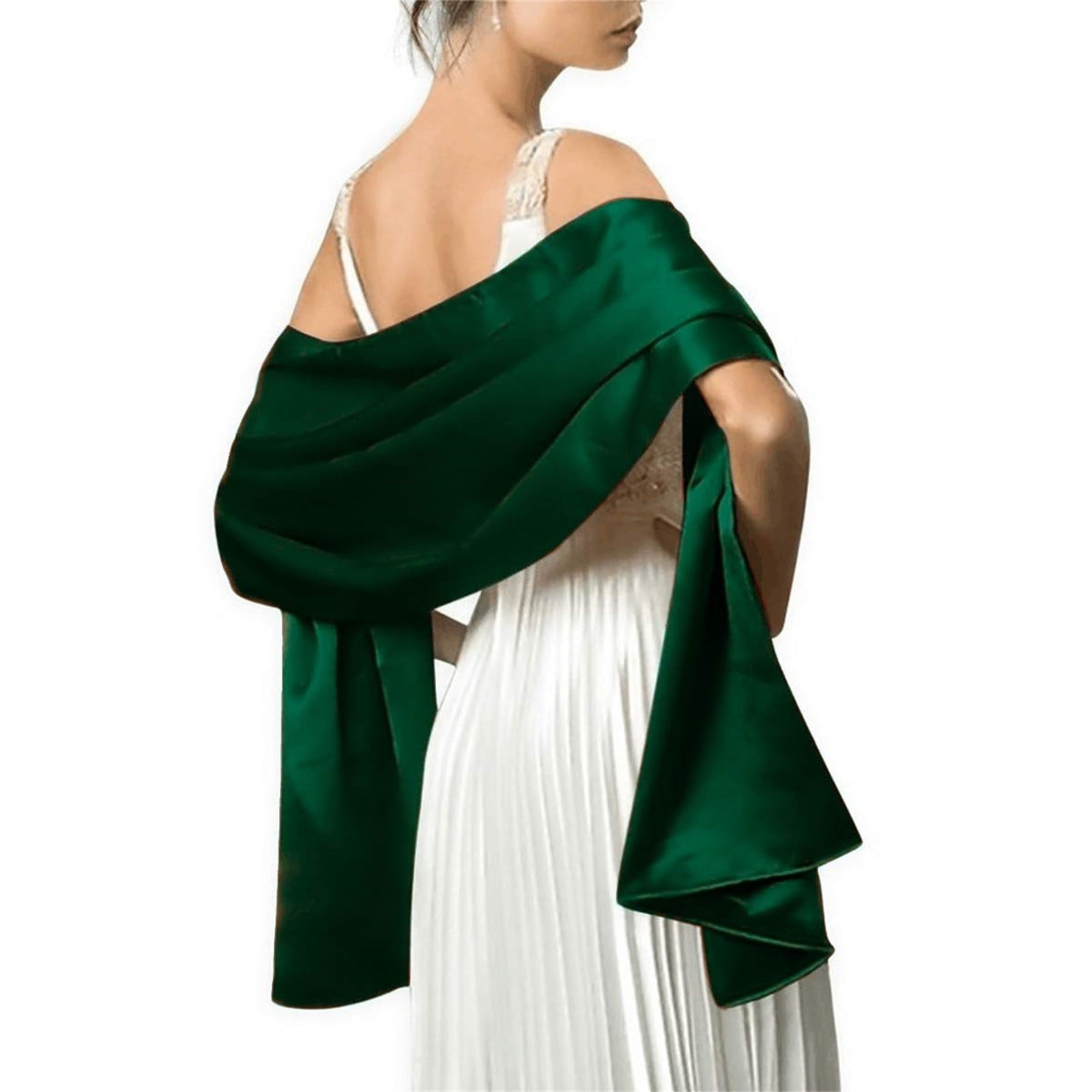 silk shawls for dresses MLMW Women's Satin and Wraps Wedding,Evening Dress,Bridal Party looks high How to Wear a Shawl
