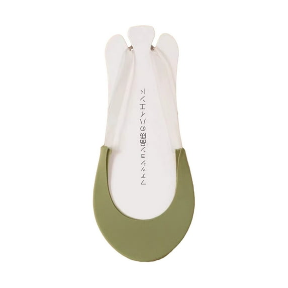 ZHENHONG No-show Socks for Women Toe Topper Socks Women Thin Liner Summer Socks Ultra Low Non Slip Hidden Cotton Nylon Socks For High Heels