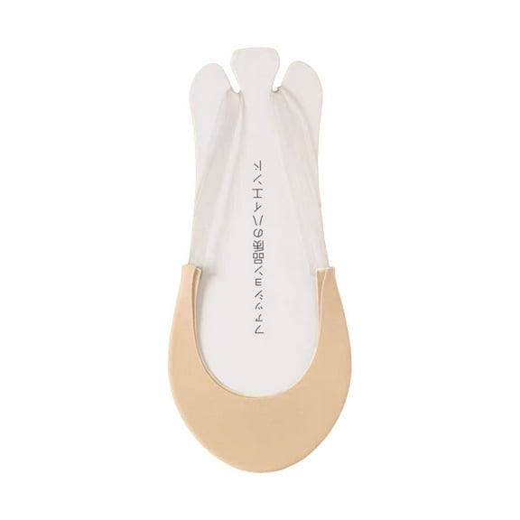 ZHENHONG No-show Socks for Women Toe Topper Socks Women Thin Liner Summer Socks Ultra Low Non Slip Hidden Cotton Nylon Socks For High Heels