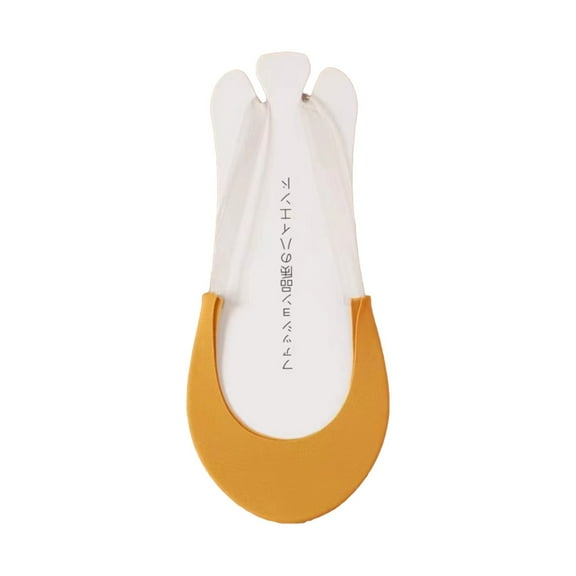 ZHENHONG No-show Socks for Women Toe Topper Socks Women Thin Liner Summer Socks Ultra Low Non Slip Hidden Cotton Nylon Socks For High Heels