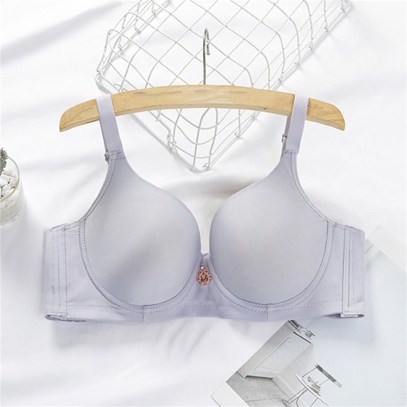 ZHENHONG Padded Bras for Women Underwire T Shirt Bra Wireless Bras for Women