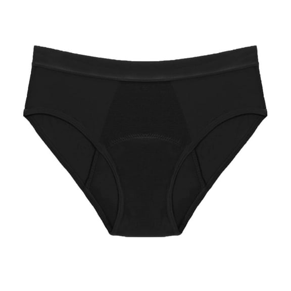 ZHENHONG Period Underwear for Women Bikini Bottoms for Menstruation Swim Shorts Bikini Bottoms Mid Waist for Lady
