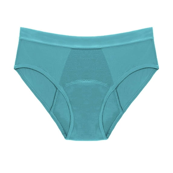 ZHENHONG Period Underwear for Women Bikini Bottoms for Menstruation Swim Shorts Bikini Bottoms Mid Waist for Lady