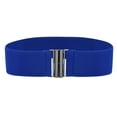 thumbnail image 1 of ZHENHONG Sash Belt for Women Buckle Stretch Dress Belt Lady Elastic Waist Wide Belts Fashion Decorative Belt Women's Accessories Belt Blue, 1 of 2
