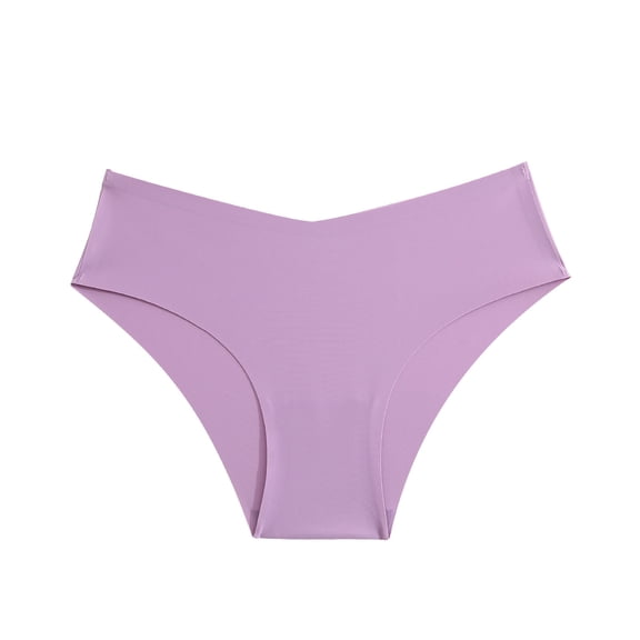 ZHENHONG Seamless Underwear for Women Bikini Underwear for Cotton Hipster Panties Soft Stretch Breathable Low Waist Ladies Underwear Panties for