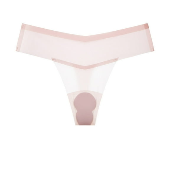 ZHENHONG Seamless Underwear for Women Toe Cover Concealer Thong for Underwear No Show Panty Brief Yoga Workout Legging