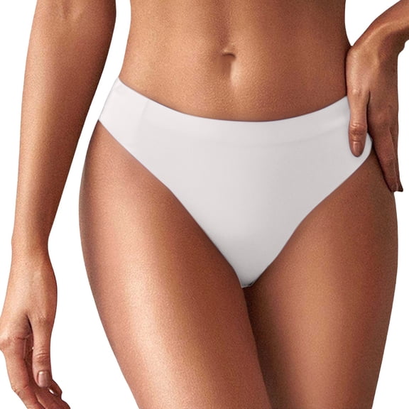 ZHENHONG Seamless Underwear for Women Underwear Bikini No Show Nylon Spandex