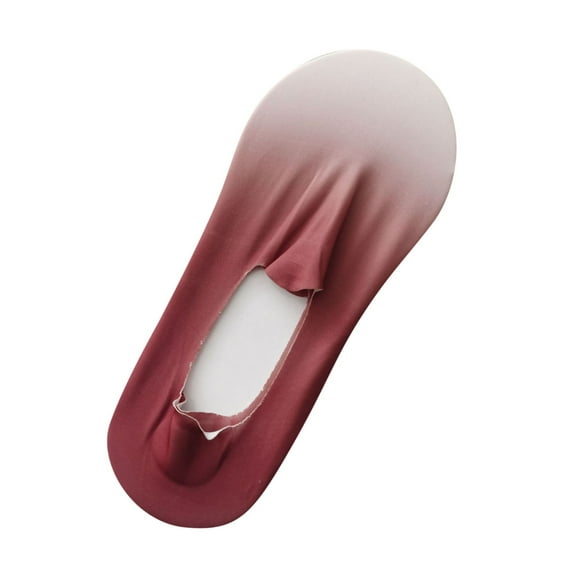 ZHENHONG Slipper Socks for Women 1 Pairs Women's Gradient Ice Silk Socks Breathable Socks Non Slip Socks Low Socks