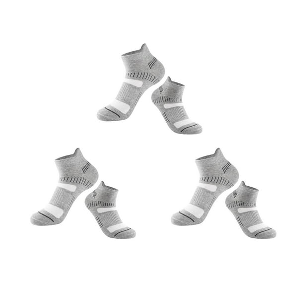 ZHENHONG Stockings for Men Men's Sweat Absorbing And Sports And Leisure Low Top Shallow Mouth Seasonal Short Socks 3PC