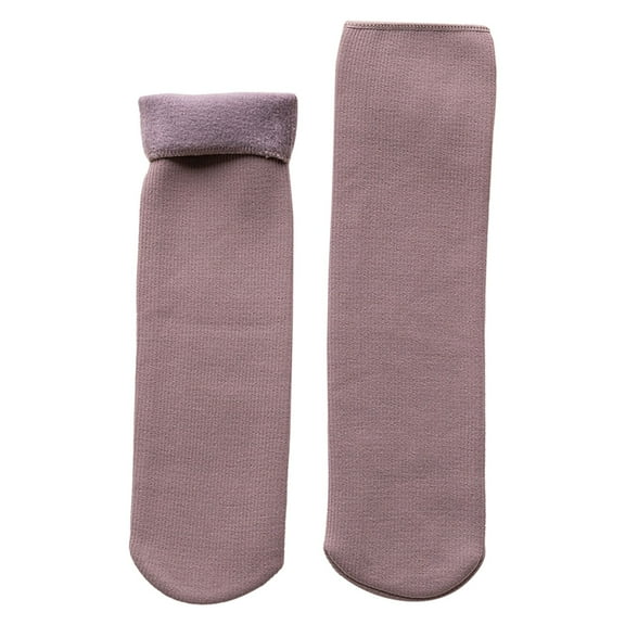 ZHENHONG Stockings for Women Close Fitting Velvet Winter Thermal Socks Thickened Soft Velvet Snow Socks