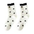 thumbnail image 1 of ZHENHONG Stockings for Women Women's Flowers Socks Cute Printing Short Socks Ankle Socks For Athletic Comfortable Gifts For Women, 1 of 9