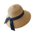 thumbnail image 1 of ZHENHONG Sun Hats for Women Hat Female Spring And Summer Small Fresh Seaside Holiday Foldable Hats, 1 of 1