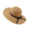 thumbnail image 1 of ZHENHONG Sun Hats for Women Spring And Summer Beach Personality Holiday Casual Woven Hat Summer Hat, 1 of 2