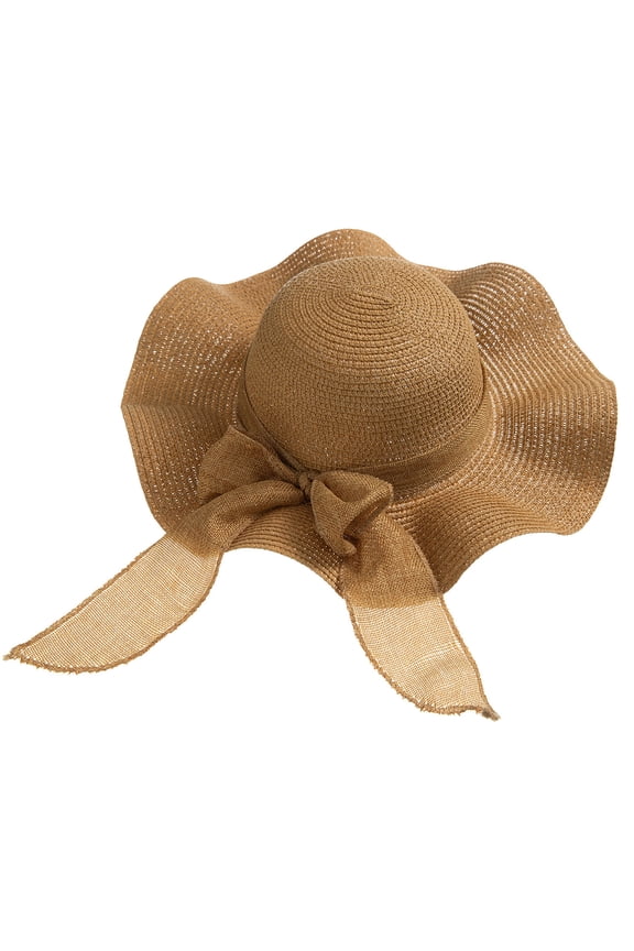 Sun Hats for Women Women Girls Outdoor Sunscreen Floppy Wide Cap Bow Print Sunhat Straws Hats