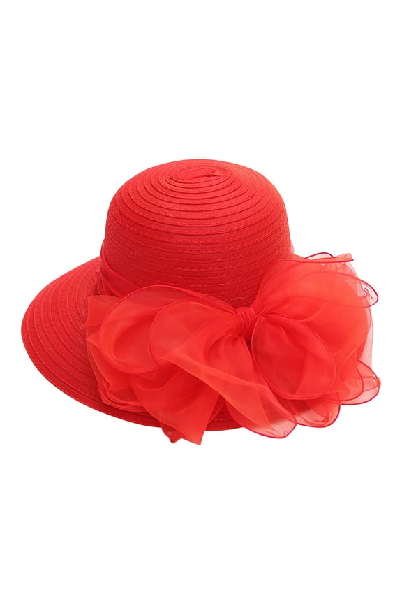 Sun Hats for Women Women's Church Derby Dress Fascinator Bridal Cap British Tea Party Wedding Hat Summer Hat
