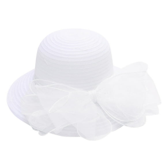 ZHENHONG Sun Hats for Women Women's Church Derby Dress Fascinator Bridal Cap British Tea Party Wedding Hat Summer Hat