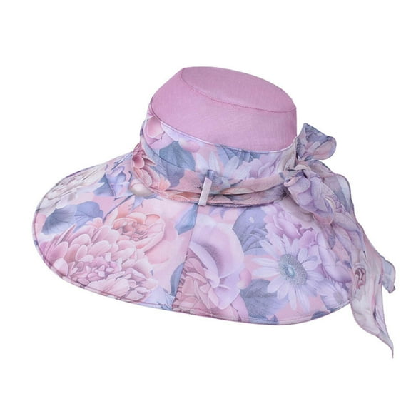 ZHENHONG Sun Hats for Women Women's Spring And Summer Large Brimmed Sunshade Hat Outdoor Travel Covering Fisherman's Hat Fashion Sun Hats
