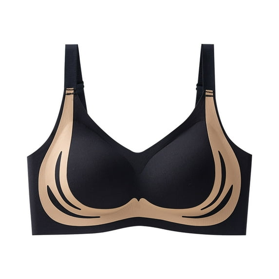 ZHENHONG Super Gather Bra Soft Comfortable Gather Bra Wireless Bra Bra Women Lingerie Everyday Sports Bras Wireless Bras for Women