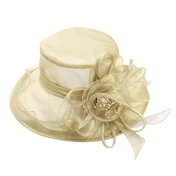 ZHENHONG Tea Party Hats for Women Women's Church Kentucky Daily Cap Fascinator Bridal Wedding Hat Birthday Party Hats