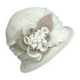 thumbnail image 1 of ZHENHONG Tea Party Hats for Women Women's Winter Warm Wool Beret Beanie Cloche Bucket Hat 1920s 50s Fascinators Hats for Women, 1 of 1