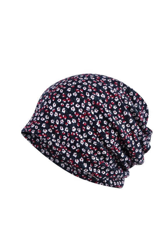 Turbans for Girls Women's Summer Cotton Printed Bibs + Hoods Dual pPrpose Cap Turban Head Wraps