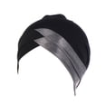 thumbnail image 1 of ZHENHONG Turbans for Women Casual Breathable Hijab Hat Muslim Headwrap Cap Cozy Solid Color Headwear Black, 1 of 8