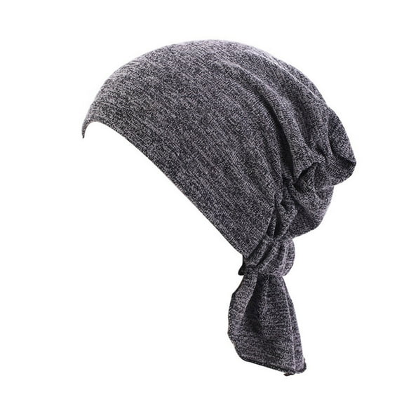 ZHENHONG Turbans for Women Muslim Adjustable Solid Color Hat Leisure Yashmak Stand-Ear Protection Turban Head Wraps