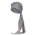 thumbnail image 1 of ZHENHONG Turbans for Women Women Solid India Hat Muslim Ruffle Cancer Chemo Beanie Turban Wrap Scarf Cap Turban Head Wraps, 1 of 2