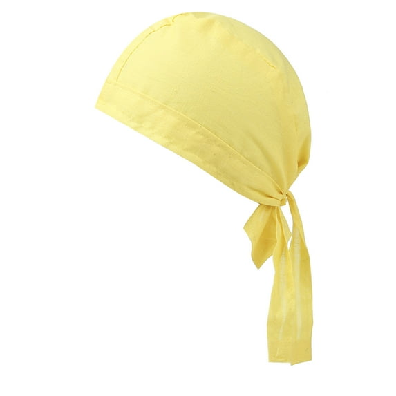 ZHENHONG Turbans for Women and Men Women's Foldable Handmade Soild Print Cotton Chemotherapy Hair Loss Caps Slouchy Hat Turban Head Wraps