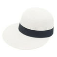 thumbnail image 1 of ZHENHONG Visor Hats for Women Baseball Caps For Women Sun Visor Hat Summer Travel Casual Boater Hat Outdoor Foldable White One Size Baseball Caps, 1 of 4
