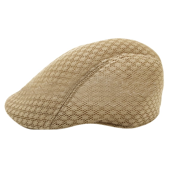 ZHENHONG Visor Hats for Women Men's And Women's Linen Berets Autumn New Comfortable Breathable Mesh Cap Sun Visor