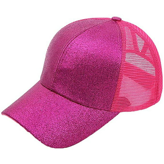ZHENHONG Visor Hats for Women Ponytail Messy Buns Trucker Plain Baseball Visor Cap Unisex Hat Sun Visor