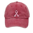 thumbnail image 1 of ZHENHONG Visor Hats for Women Washed Cotton Printed Hat To Make Old Retro Baseball Cap Soft Top Love Hat Sun Visor, 1 of 1