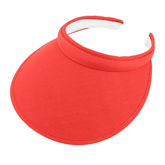 ZHENHONG Visor Hats for Women and Men Summer Outdoors Women Wide Brim Straw Hat Beach Golf Sun Hats Travel Ponytail Sun Cap Sun Visor