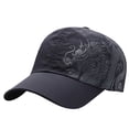 thumbnail image 1 of ZHENHONG Womens Baseball Caps Sunshade Cap Quick Drying Dragon Print Baseball Hat For Outdoor Cozy Visor Hat Blue, 1 of 6