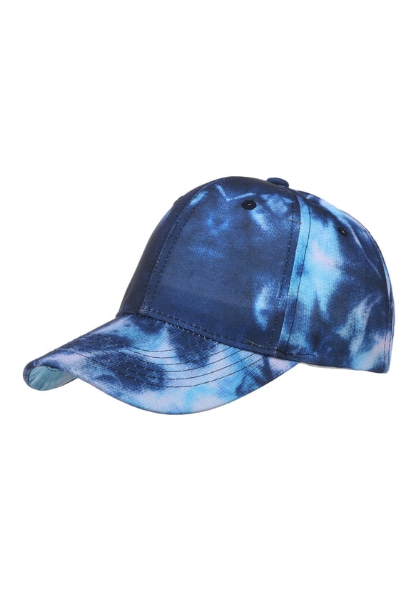 Womens and Mens Baseball Caps Fashion Beach Sun Hat Adjustable Hip Hop Hat Casual Solid Visor Hat Blue