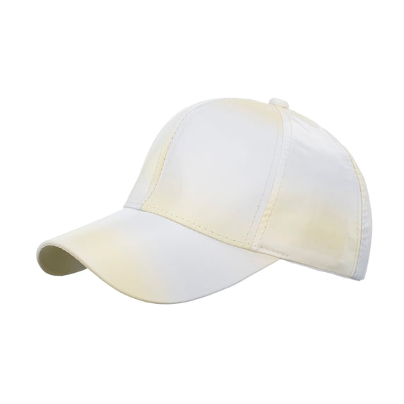 ZHENHONG Womens and Mens Baseball Caps Fashion Sport Striped Breathable Beach Sun Hat Casual Gradient Visor Hat Beige