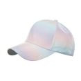 thumbnail image 1 of ZHENHONG Womens and Mens Baseball Caps Fashion Sport Striped Breathable Beach Sun Hat Casual Gradient Visor Hat Blue, 1 of 5