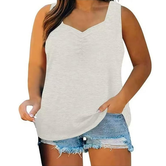 ZHENHONG Workout Tank Tops Woman, Top T Shirt For Women Sleeveless OutdoorLoose Causal T Shirt Camisole Tops for Women