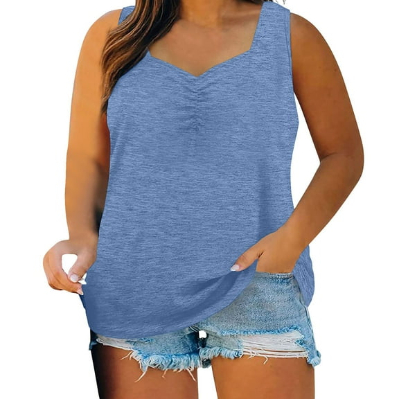 ZHENHONG Workout Tank Tops Woman, Top T Shirt For Women Sleeveless OutdoorLoose Causal T Shirt Camisole Tops for Women