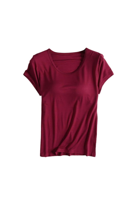 Workout Tank Tops Woman, Yoga Gym Tops Workout Tank Tops Strap Padded Undershirts Cotton Seamless Sleeping Vest Bra Top Camisole Tops for Women